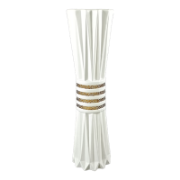 Снимка на Ваза сива голяма бяла 60х16