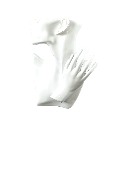 Снимка на Ваза малка жена бяла 25х20