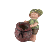 Снимка на Ваза градинска момче със стомна