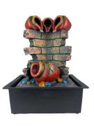 Снимка на Фонтан с три делви и стена