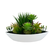 Снимка на Саксия гондола малка бяла