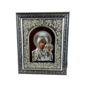 Снимка на Икона сребро Дева Мария с младенеца