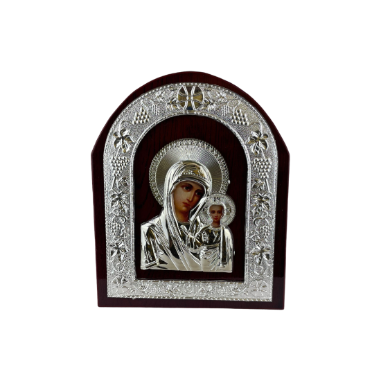Снимка на Икона сребро Дева Мария с младенеца
