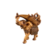 Снимка на Дървесен слон поставка за вино 