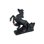 Снимка на Кон поставка за вино черен каляска