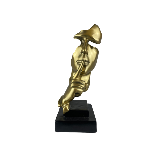 Снимка на Мъжко лице мълчание злато