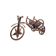 Снимка на Бутилиера триколка меден цвят метал