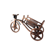 Снимка на Бутилиера триколка меден цвят метал