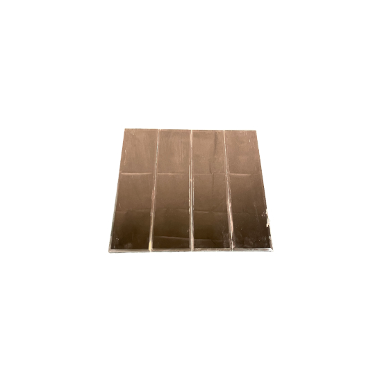 Снимка на Плочка самозал.огледало правоъгълна стара мед