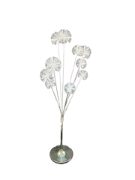 Снимка на Лампа прави цветове прозрачна хром