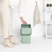 Снимка на Кош за смет за разделно събиране Brabantia Sort&Go 25L, Jade Green