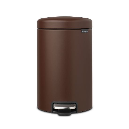 Снимка на Кош за смет с педал Brabantia NewIcon 12L, Mineral Cosy Brown
