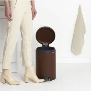 Снимка на Кош за смет с педал Brabantia NewIcon 12L, Mineral Cosy Brown