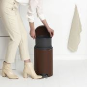 Снимка на Кош за смет с педал Brabantia NewIcon 12L, Mineral Cosy Brown