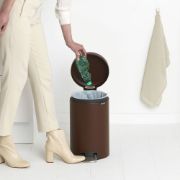 Снимка на Кош за смет с педал Brabantia NewIcon 12L, Mineral Cosy Brown