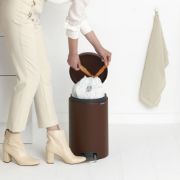 Снимка на Кош за смет с педал Brabantia NewIcon 12L, Mineral Cosy Brown