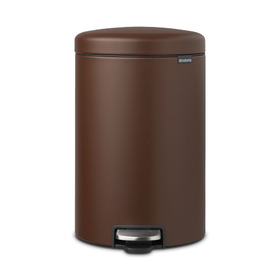 Снимка на Кош за смет с педал Brabantia NewIcon 20L, Mineral Cosy Brown