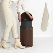 Снимка на Кош за смет с педал Brabantia NewIcon 20L, Mineral Cosy Brown