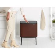 Снимка на Кош за смет Brabantia Bo Touch 11+23L, Mineral Cosy Brown