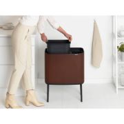Снимка на Кош за смет Brabantia Bo Touch 11+23L, Mineral Cosy Brown