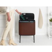 Снимка на Кош за смет Brabantia Bo Touch 11+23L, Mineral Cosy Brown