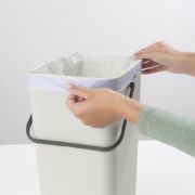Снимка на Кош за смет за разделно събиране Brabantia Sort&Go 16L, Light Grey