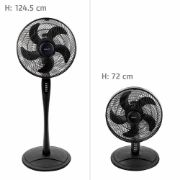 Снимка на Вентилатор на стойка 16''Diplomat DX-555RC 2в1, 55W, Wi-Fi, таймер, височина 72/124.5 cm