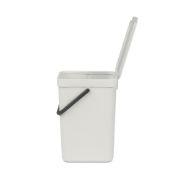 Снимка на Кош за смет за разделно събиране Brabantia Sort&Go 12L, Light Grey