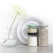 Снимка на Буркани комплект Brabantia Stackable 0.3L+0.6L+1.1L, Light Grey/Dark Grey/Jade Green, 3 броя