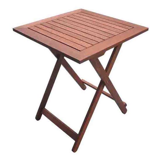 Снимка на Маса сгъваема Muhler Meranti 50х50хH68cm, дърво