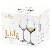 Снимка на Чаша за вино Bohemia Royal Lida 450ml, 6 броя