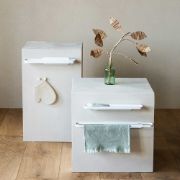 Снимка на Рафт за душ с приставка за почистване Brabantia MindSet Mineral Fresh White