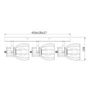 Снимка на Спот 3-ка  Tirion , E27, 3 max 40 W