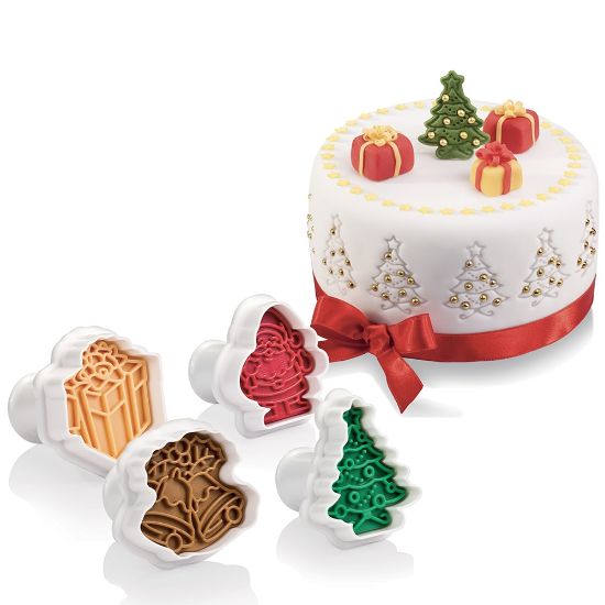 Снимка на Комплект форми за сладки Tescoma Delicia 4 броя, коледни