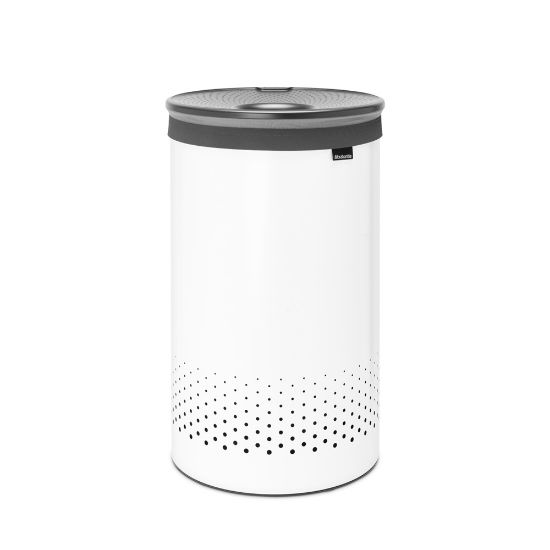 Снимка на Кош за пране Brabantia 60L, White, пластмасов капак