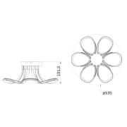 Снимка на LED плафон Line 40W, IP20, 3000 K