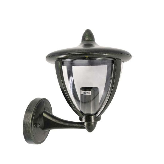 Снимка на Градински фенер Dorian Green с долен носач, E27, IP 44