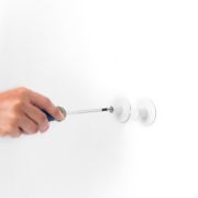 Снимка на Комплект закачалка за кърпа Brabantia ReNew White 2 броя