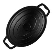 Снимка на Съд за печене с капак Muhler Tika MR-4133CI 41x25x11cm, 5.1L, чугун