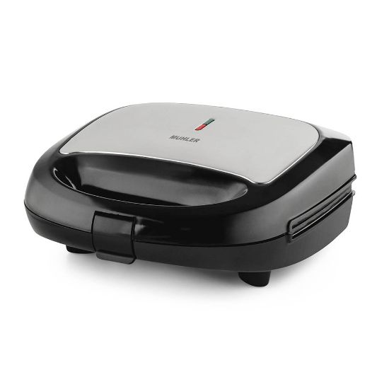 Снимка на Уред за сандвичи и гофрети 2в1 Muhler MH-899D, грил плочa/ белгийска гофрета