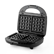 Снимка на Уред за сандвичи и гофрети 2в1 Muhler MH-899D, грил плочa/ белгийска гофрета
