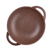 Снимка на Тиган уок с капак Muhler Mia MR-3285M 32x8.5cm, 3.8L, шоколад, лят алуминий