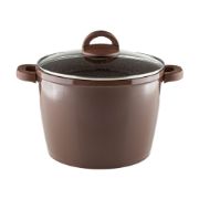 Снимка на Тенджера дълбока Muhler Mia МR-2429М 24x17.5cm, 6.5L, шоколад, лят алуминий