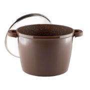 Снимка на Тенджера дълбока Muhler Mia МR-2429М 24x17.5cm, 6.5L, шоколад, лят алуминий