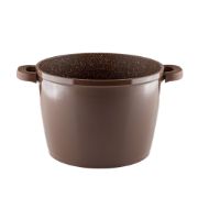 Снимка на Тенджера дълбока Muhler Mia МR-2429М 24x17.5cm, 6.5L, шоколад, лят алуминий