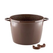 Снимка на Тенджера дълбока Muhler Mia МR-2429М 24x17.5cm, 6.5L, шоколад, лят алуминий