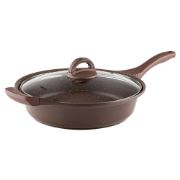 Снимка на Тиган дълбок с капак Muhler Mia MR-2807M 28x7cm, 2.8L, шоколад, лят алуминий