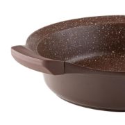 Снимка на Тиган дълбок с капак Muhler Mia MR-2807M 28x7cm, 2.8L, шоколад, лят алуминий