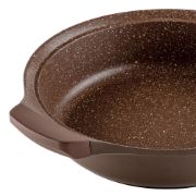 Снимка на Тиган дълбок с капак Muhler Mia MR-2807M 28x7cm, 2.8L, шоколад, лят алуминий