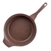 Снимка на Тиган дълбок с капак Muhler Mia MR-2807M 28x7cm, 2.8L, шоколад, лят алуминий